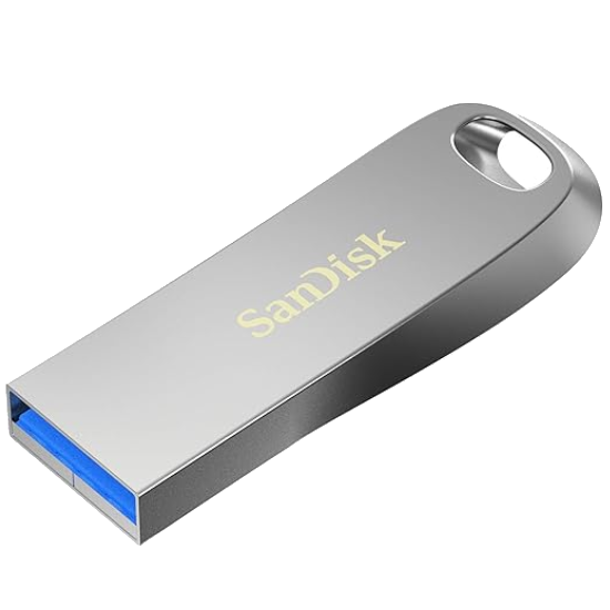 SanDisk Ultra Luxe 256GB, USB 3.2 Gen 1, Flash Drive, Upto 400MB/s R, Pendrive, Metal, 5Y Warranty (SDCZ74-256G-I35)